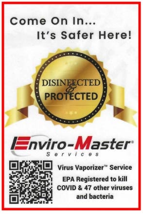 Disinfected & Protected
